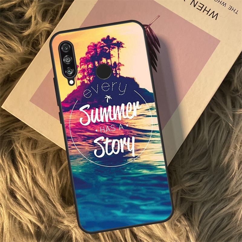 Love Summer For Huawei Nova 11i 12i 3i 7i 8i 9 10 SE Y60 Y61 Y70 Y72 Y73 Y90 Y91 P20 P30 P40 Lite Case