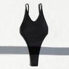 Women Sexy Monokini V-Neck Sleeveless Swimsuit Backless Design Figure-Enhancing Fit One-piece Bikini