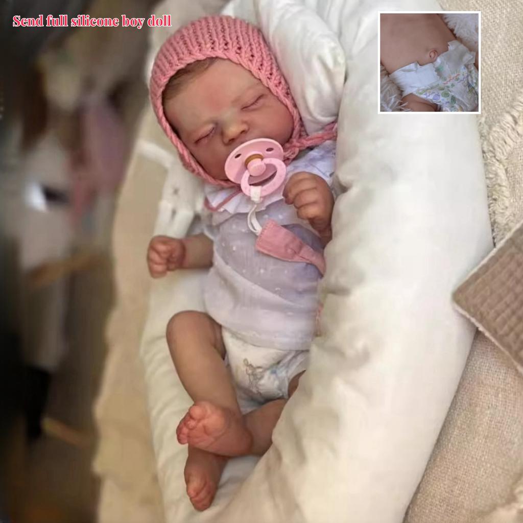 19palcové panenky Bebe Reborn pro batolata Pascale celovinilové nebo látkové tělo panenka pro novorozence Rozkošná spací panenka Hračky pro děti Dětské Vánoční překvapení Dárek