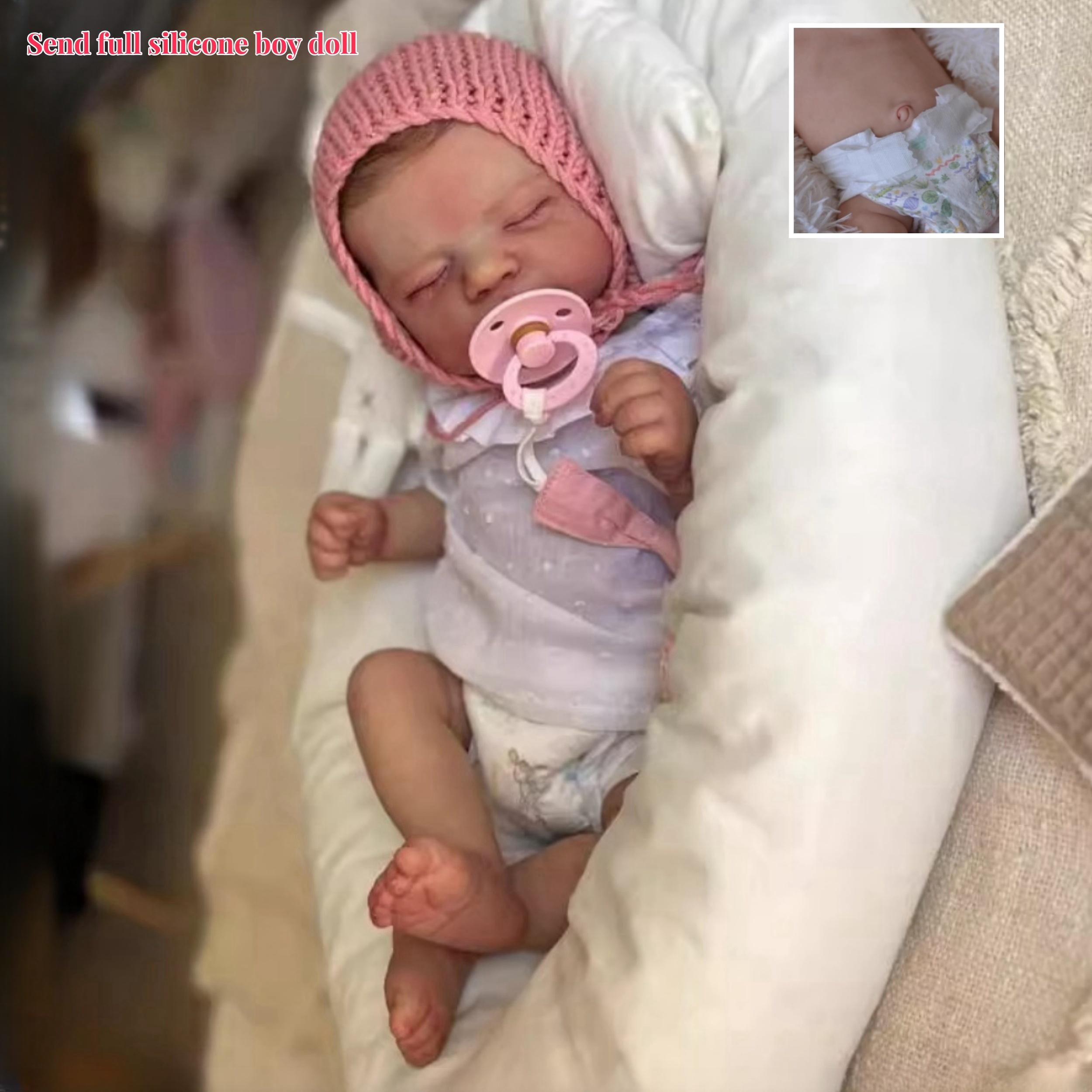 

19-дюймовые куклы Bebe Reborn для малышей Pascale, полностью виниловые или тканевые, кукла для новорожденных, очаровательная спальная кукла, детские игрушки для детей, детский праздничный подарок-сюрприз full silicone boy