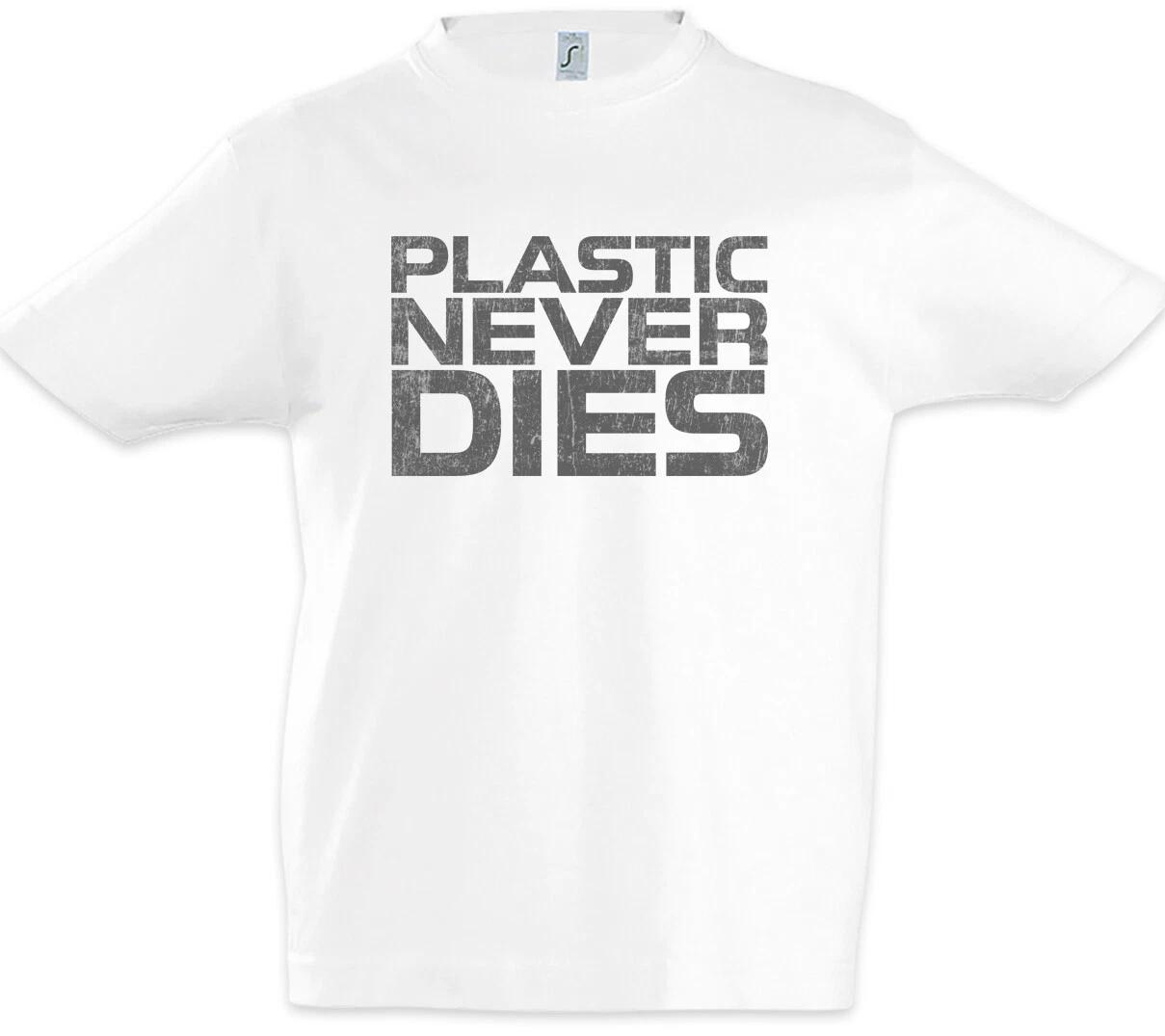 Plastic Never Dies Boys kids boys T-Shirt Welfare Fun Teacher Scientist Chemist 140