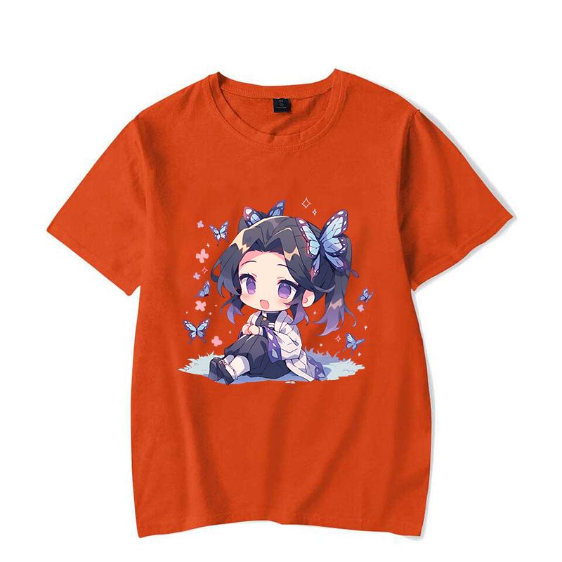 New Fashion New Anime T-shirt Cartoon Kochou Shinobu T-shirt Women Harajuku Streetwear T-shirt Casual Tops Tees