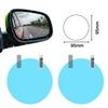 2PCS Anti-Glare Rainproof Car Sticker Anti-Light Car Mirror Protective Film Clear Protective Film Rain Shield Car Exterior Parts