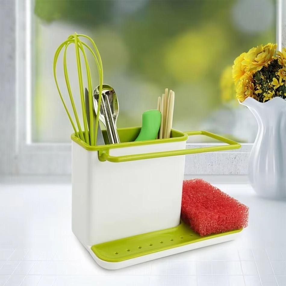 Shelf Organizer Kitchen Sink Appliance Rack Water Filter Storage Dishwashing Cloth Rack Drip Sink Box Kitchen Tools