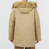Adidas Long Down Parka With Hood Men Outerwear Brown H20766