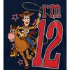 Toy Story Childrens/Kids I'm 12 Woody Birthday Pullover Hoodie