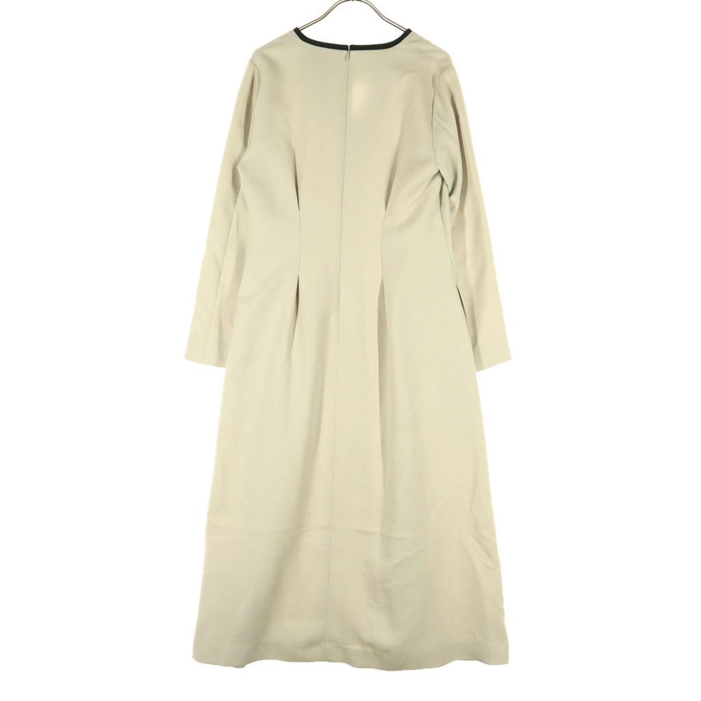 Beauty Products SHIPS Any NAVY BLUE 25AW Long Sleeve Double Cloth Rags Long Dress Women Used