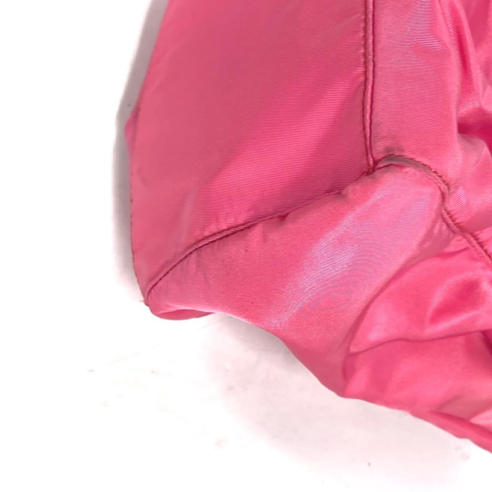 PRADA Shoulder Bag Bag Logo ribbon 2WAY bag Hand Bag Nylon pink