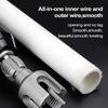 PVC Pipe Threader for Electric Drill Internal External Threads 1/2 & 3/4 Dies Water Pipes Opener Detachable PPR Threading Tool