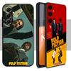 Classic Movies Pulp Fictions Poster Phone Case For Samsung Galaxy S26 S25 S24 S23 S22 S21 Plus Ultra Note20 Soft Black