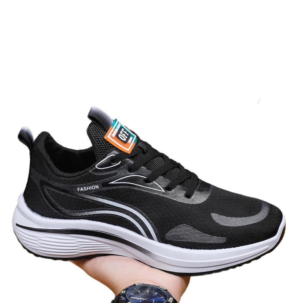 Frühling und Sommer neue Sportschuhe mit weicher Sohle Fly-Weave atmungsaktiv bequem Freizeitschuhe Low-Top Mesh-Schuhe