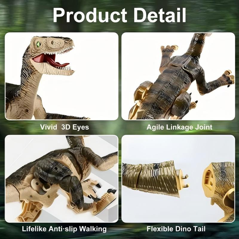 Remote Control Dinosaur Toys for Kids 3 4 5 6 7 8-12 - RC Toys with Roaring Sounds - Walking Robot Dinosaur Toy Gift for Boys Gi