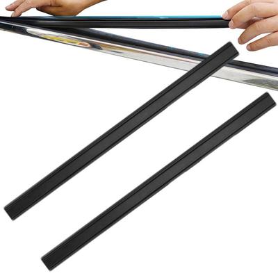 2pcs Universal Car Side Window Wiper Removes Water Mist and Rainwater From The Window Glass with Double Scraping Rubber Strips