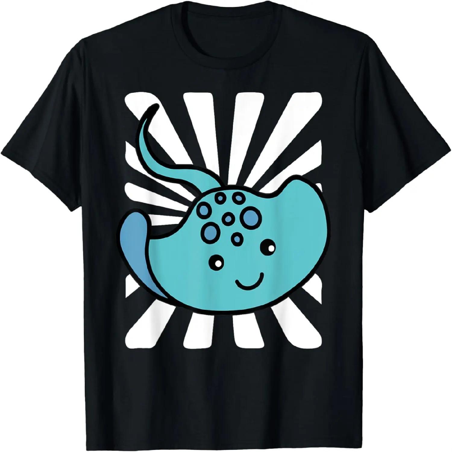 Bora Bora French Polynesia Manta Ray Stingray Boys Girls T-Shirt S