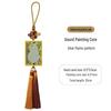Double-sided Chinese Style Xuan Paper Pendant Bookmark - Handwritten Calligraphy & Cultural Gift