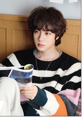 JIN Tovary Plagát 12 kusov + Súprava nálepiek (BTS 12 Plagátov + 1 Súprava Nálepiek (JIN_2)