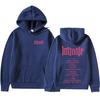 Tide Cazzu Merch Double Sided Printed Gothic Hoodie Men Women Fleece Oversized Pullover Y2K Cozy Long Sleeve Sweatshirt