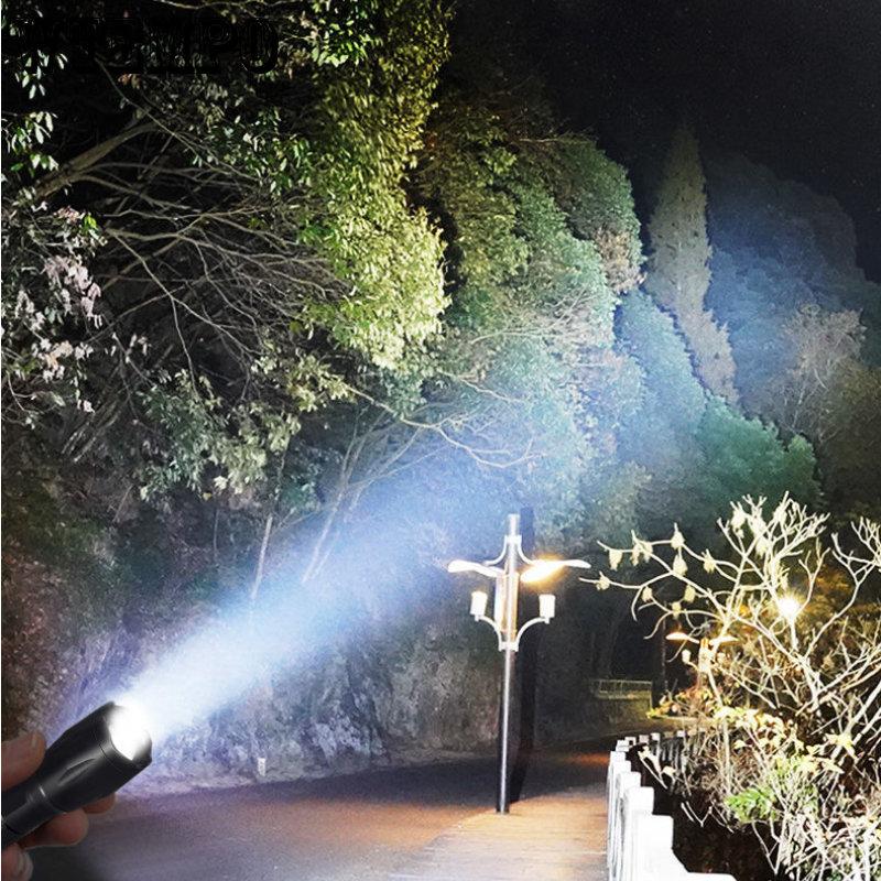 Strong Light Torch Outdoor Long Range USB Rechargeable Torch Home Portable Mini Small Torch Camping Waterproof Searchlight