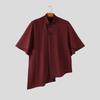 INCERUN Mens Vintage Stand Collar Cape Coat Batwing Sleeve Irregular Hem Streetwear Poncho Cloak