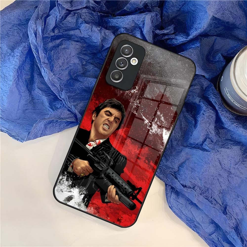 Scarface Godfather Tony Montana Phone Case for Samsung Galaxy S26 S25 S24 S30 S21 S23 S20 S22 Fe Pro Edge Ultra Plus Glass Cover