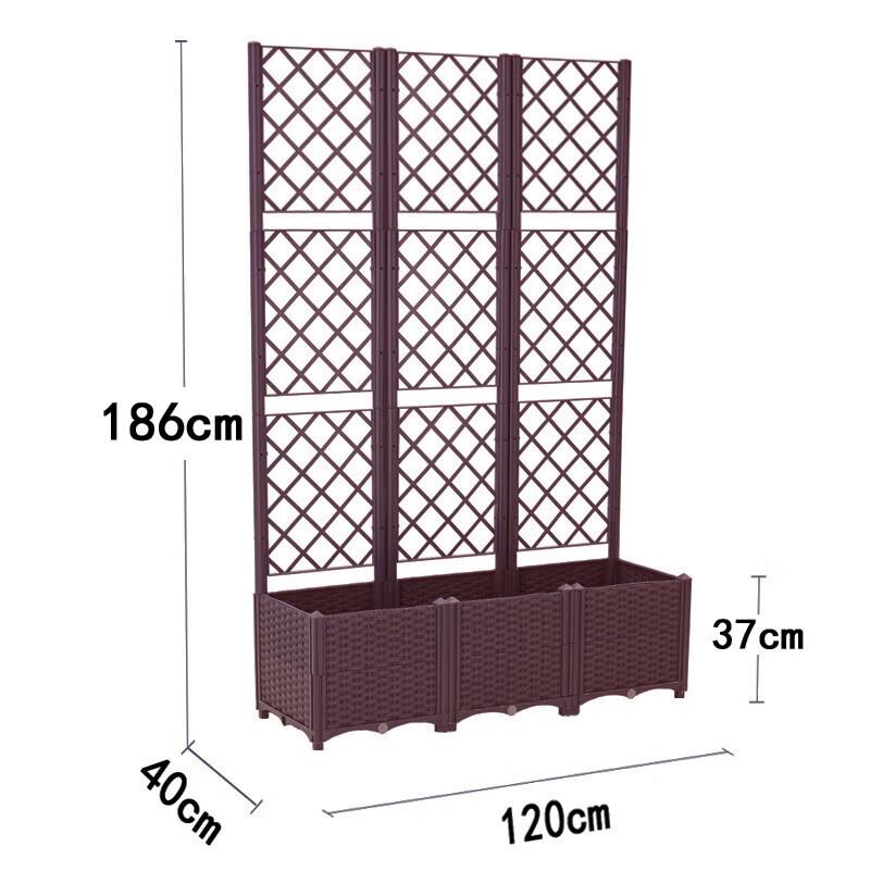 Climbing Plant Planter Box with Trellis