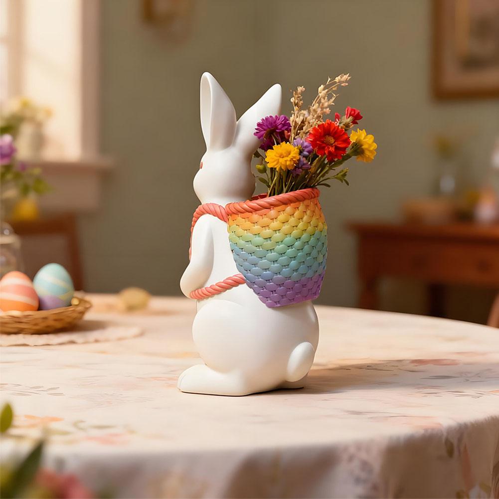 Cartoon Easter Bunny Silicone Molds DIY Handmade Aroma Candle Plaster Ornament Mould Rabbit Soap Epoxy Resin Gypsum Molds