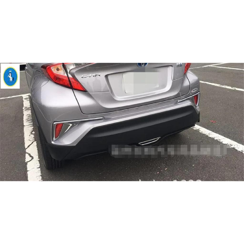Rear Brake Lights Stop Parking Lamps Frame Cover Trim Bumper Protector Decoration Car Styling For Toyota C-HR CHR 2016 -