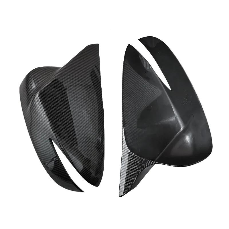 For Mazda CX-3 CX-4 CX-5 2-piece set in glossy black style Side Rearview Mirror Cover Cap Door Mirror Shell Accessories