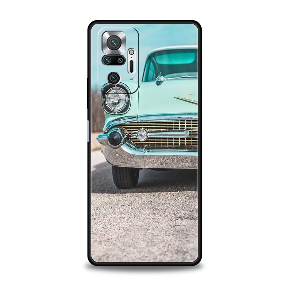 Phone Case For Xiaomi Redmi Note 14 13 12 5G 9S 9 10 11 Pro Plus 4G 9T 14C 13C 12C 10C 9C 9A Cover Classic Vintage Old Retro Car