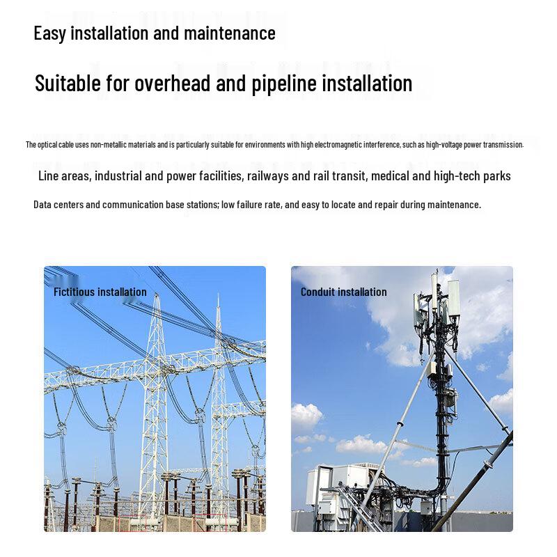 BOYANG GYFTY Outdoor Non-Metallic Single-Mode Fiber Optic Cable