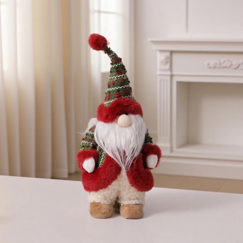 New Christmas Decorations, Snowman Doll Ornaments, Shopping Mall Store Scene Decoration, Santa Claus Doll Decoration