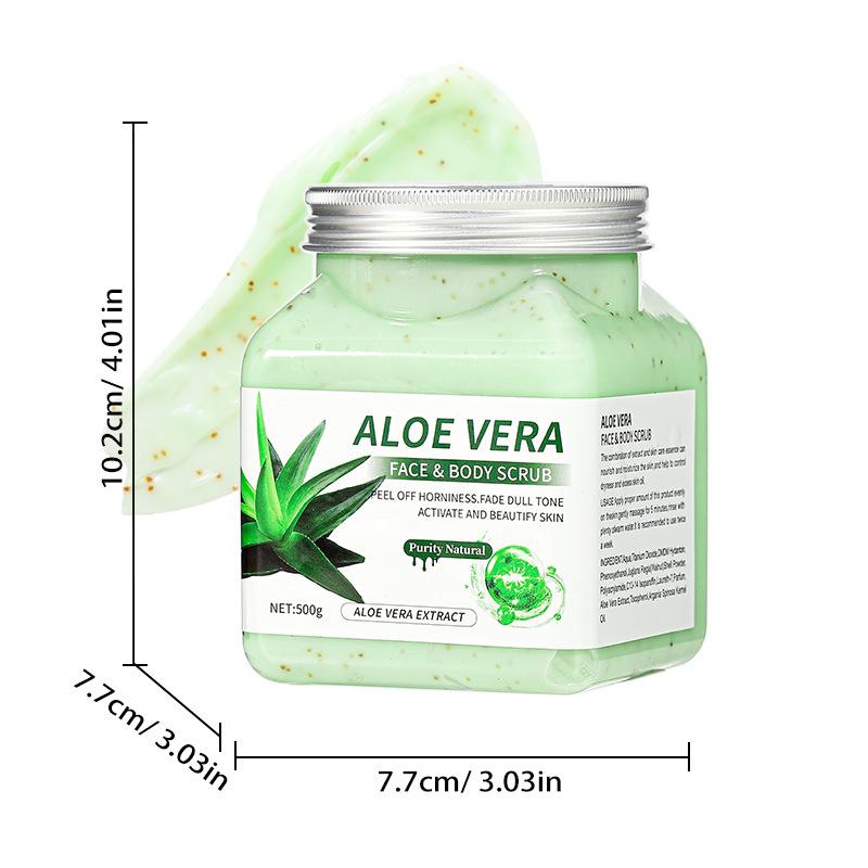 

Скраб для тела эксфолиант 500 г Глубокое очищение Кофейный скраб Большая бутылка Удаление мурашек Aloe Vera Scrub 500g