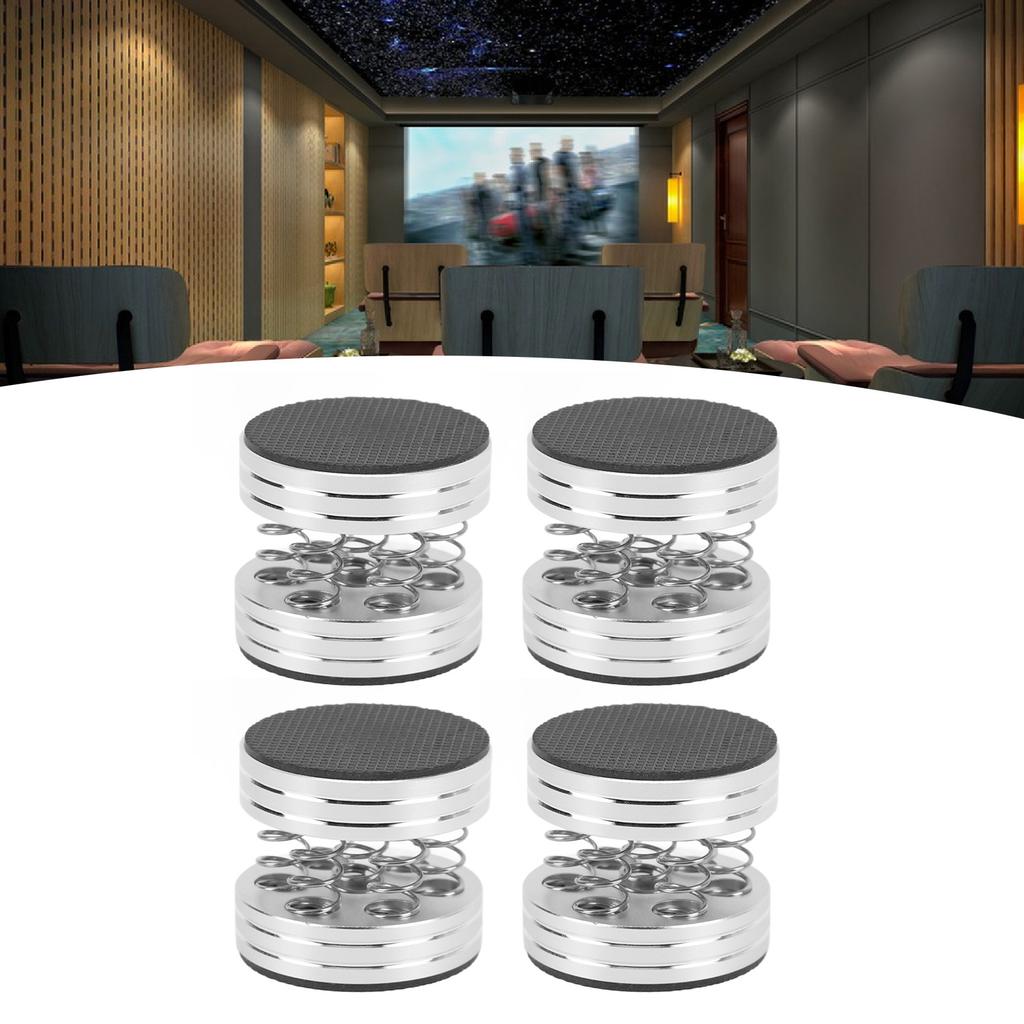 eaker Isolation Feet Shock Absorbing Prevent Slip    HiFi  eaker Stand for Amplifier Turntable Subwoofer 4pcs