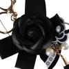 Key Ring Umbrella Jewelry Element Hanger Bag Pendant Flower Keyring Camellia Key Chain Key Chain