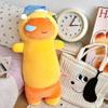 Nieuwe duttende snurkende capibara lulu knuffel slapend op de bedpoot sierkussen pop kalmerende pop