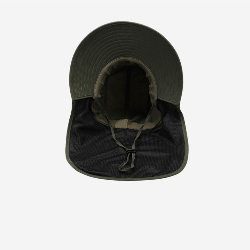 Unisex Windproof Quick-Dry Fisherman Hat with Neck Flap & UV Protection for Outdoor Fishing Hiking