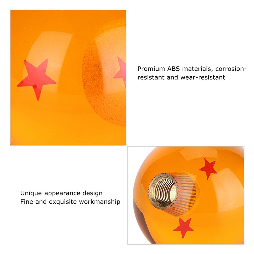 Universal Personalized Car Gear Shift Knob Shifter Lever Head Orange