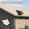 106LED Solar Outdoor Lights Motion Sensor Remote Wall Flood Lamp Security Waterproof Patio Garden Garage Fence Pathway Lighting