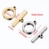 5Sets Stainless Steel Gold Color Flat OT Toggle Clasps DIY Jewelry Making Necklace Bracelet Connectors Hooks Findings Supplies