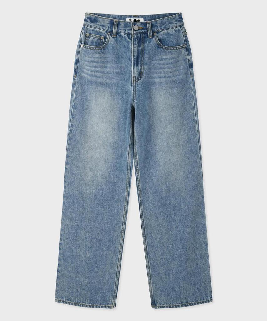 FALLETT Straight Denim Pants Light Blue