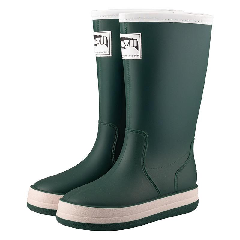 New rain shoes women's adult overshoes waterproof and non-slip rain boots fashionable outer wear rubber shoes high water shoes