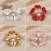 Photo Shoot Accessories Flower Cufflinks Faux Pearl Rhinestone Button Covers