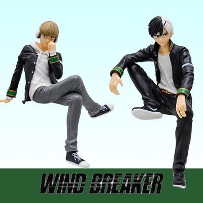 Anime WIND BREAKER Sakura Haruka Figur Kaji Ren Nudelstopper Figur Sitzendes Modell Spielzeug Geschenk Puppe Actionfigur