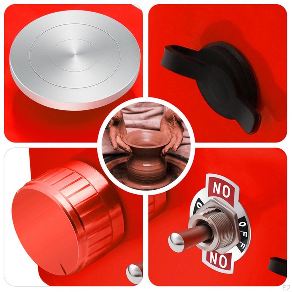 Pottery , Small Forming Machine with 3 Tray And 8 Clay Tools for DIY Ceramic