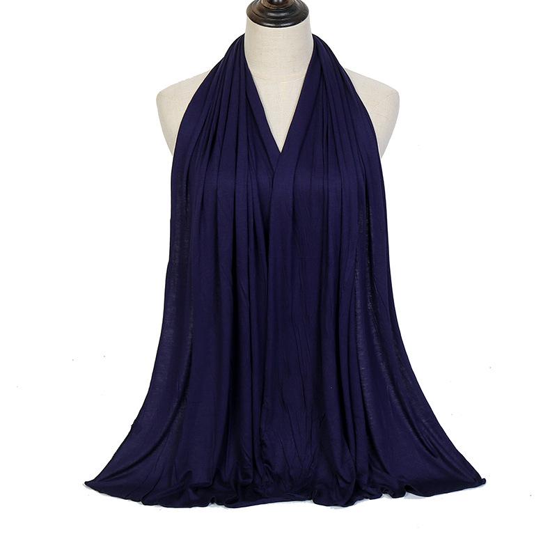 Modal Solid Color Long Scarf: High-Quality, Breathable, Soft Handfeel, Mercerized Cotton (YW125)