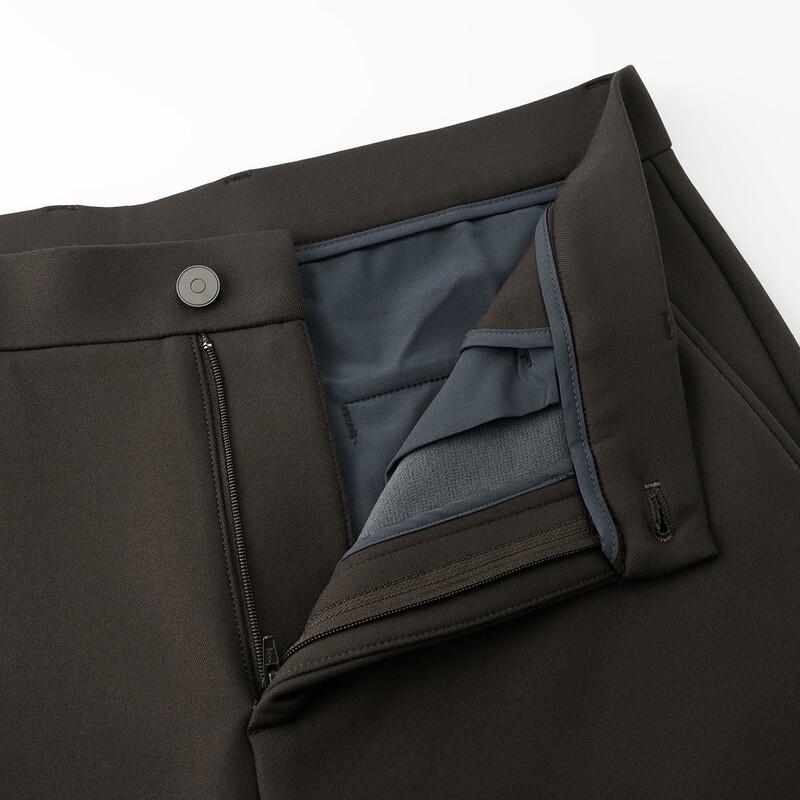 Shanshan Men's Autumn/Winter Thickened Silk Blend Straight-Leg Casual Pants