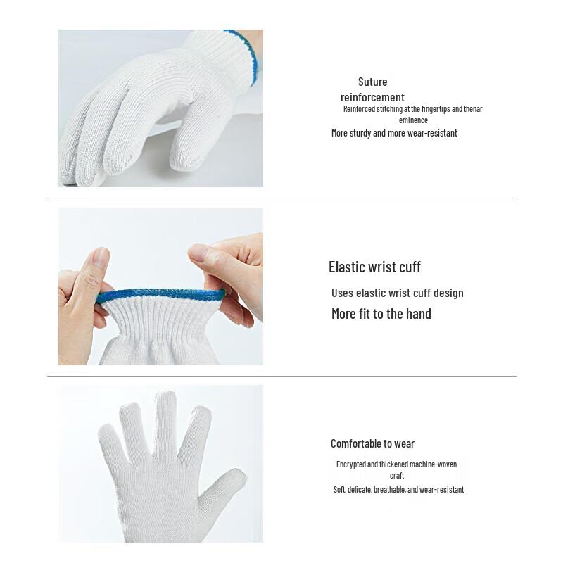 Cotton Yarn Safety Gloves