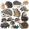 Realistic Jungle Animal Model: Hedgehog, Mouse & Badger Toy