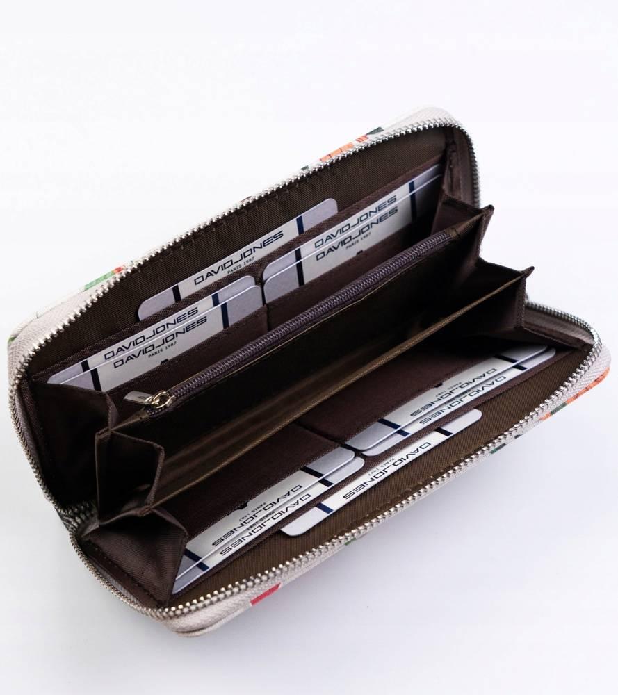 Large women's wallet-pencil case made of eco-leather - David Jones