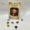 Cute Animal Toy Collection 2026 Owl/Dog Advent Calendar, 24 Days Christmas Countdown with Mini Theme Surprise Figurine Ornaments, PVC Collectible